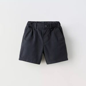 NWT Zara 2Y chino shorts navy blue